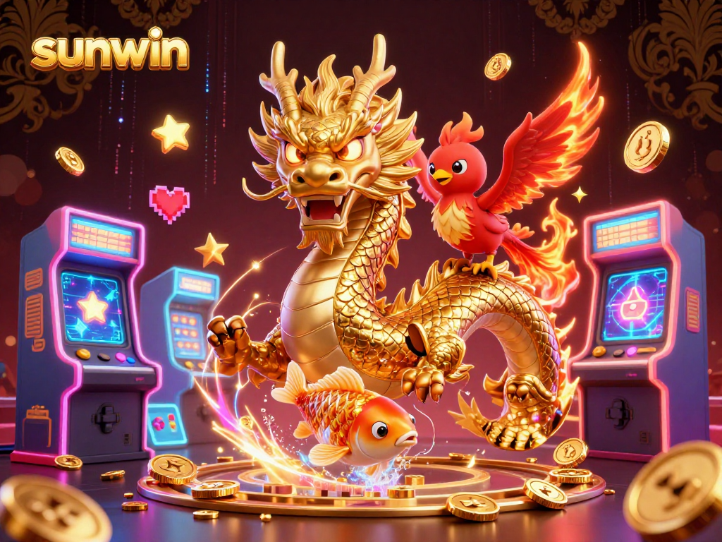 Engage with sunwin's immersive casino experience featuring dynamic 3D gaming characters.